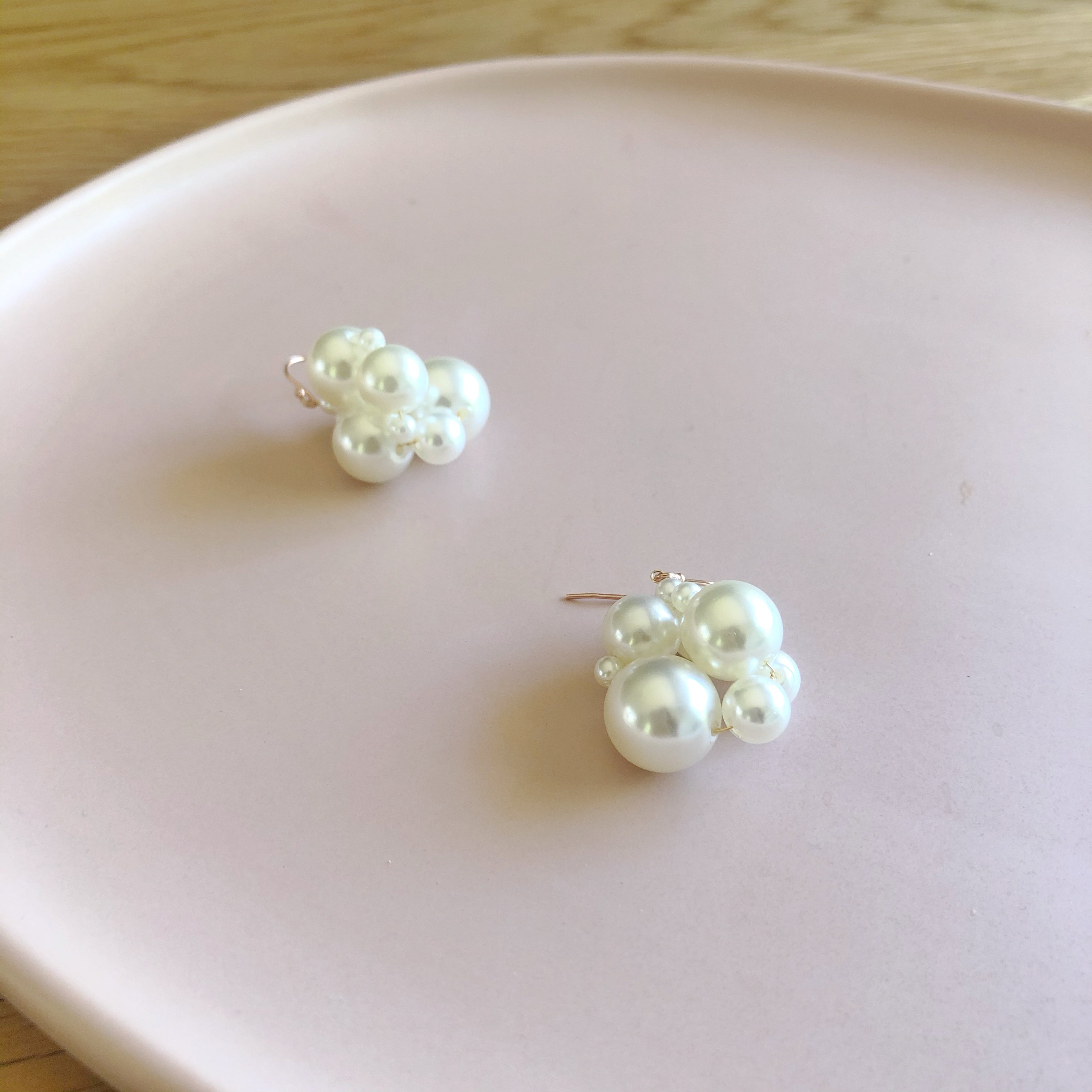 Top more than 234 pearl cluster earrings vintage super hot