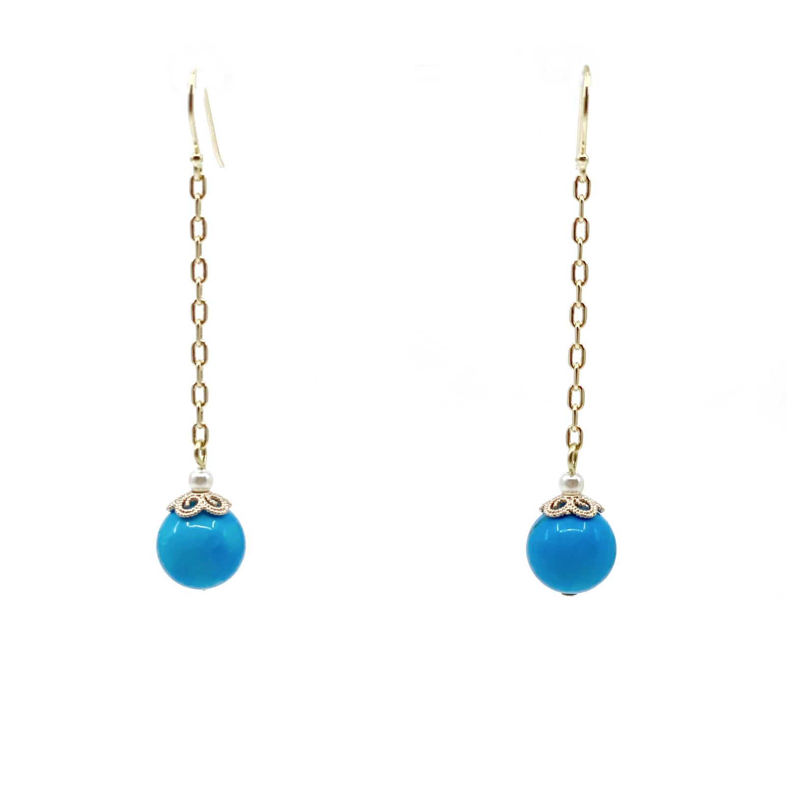 Yun Boutique Turquoise Howlite Earrings
