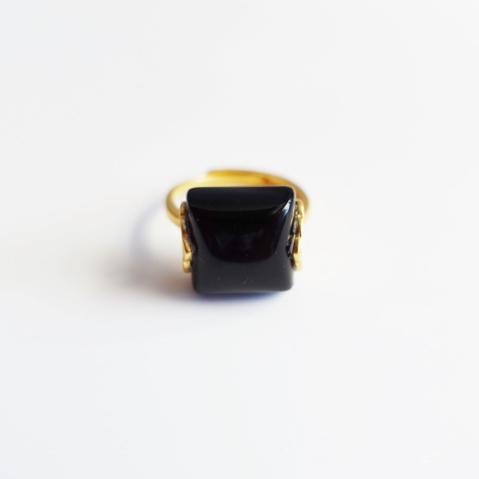 Buy | Black Stone Adjustable Ring | B09-AR53 | Cilory.com