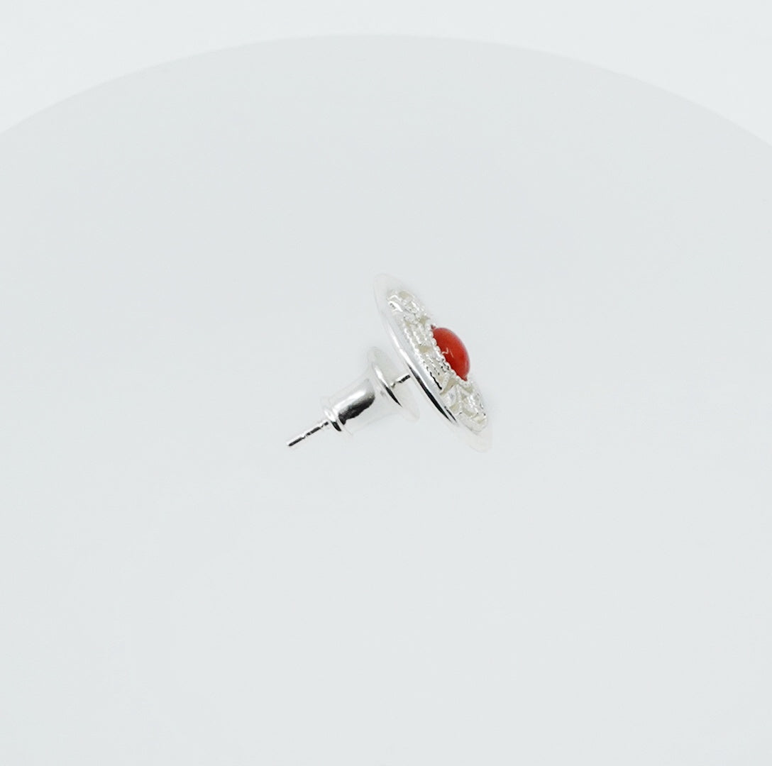 Yun Boutique Single Stud Earring Silver, Silver stud earring, Silver earrings, silver ear rings for women, sterling silver stud earrings, silver stud