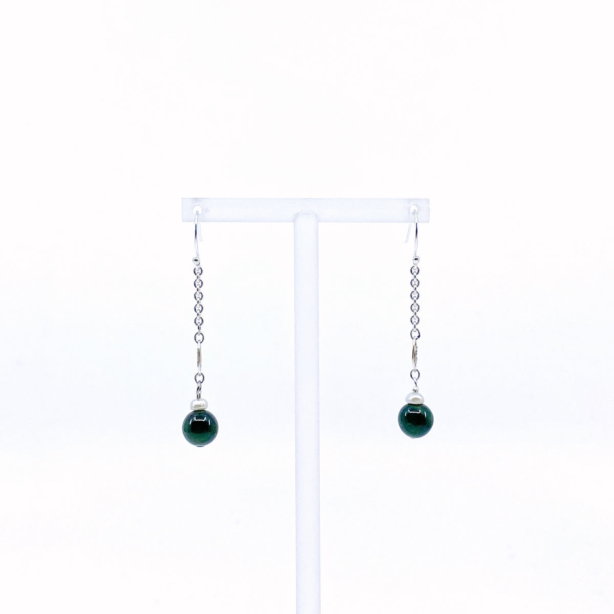 Yun Boutique The Nine Filigree Green Phantom Earrings