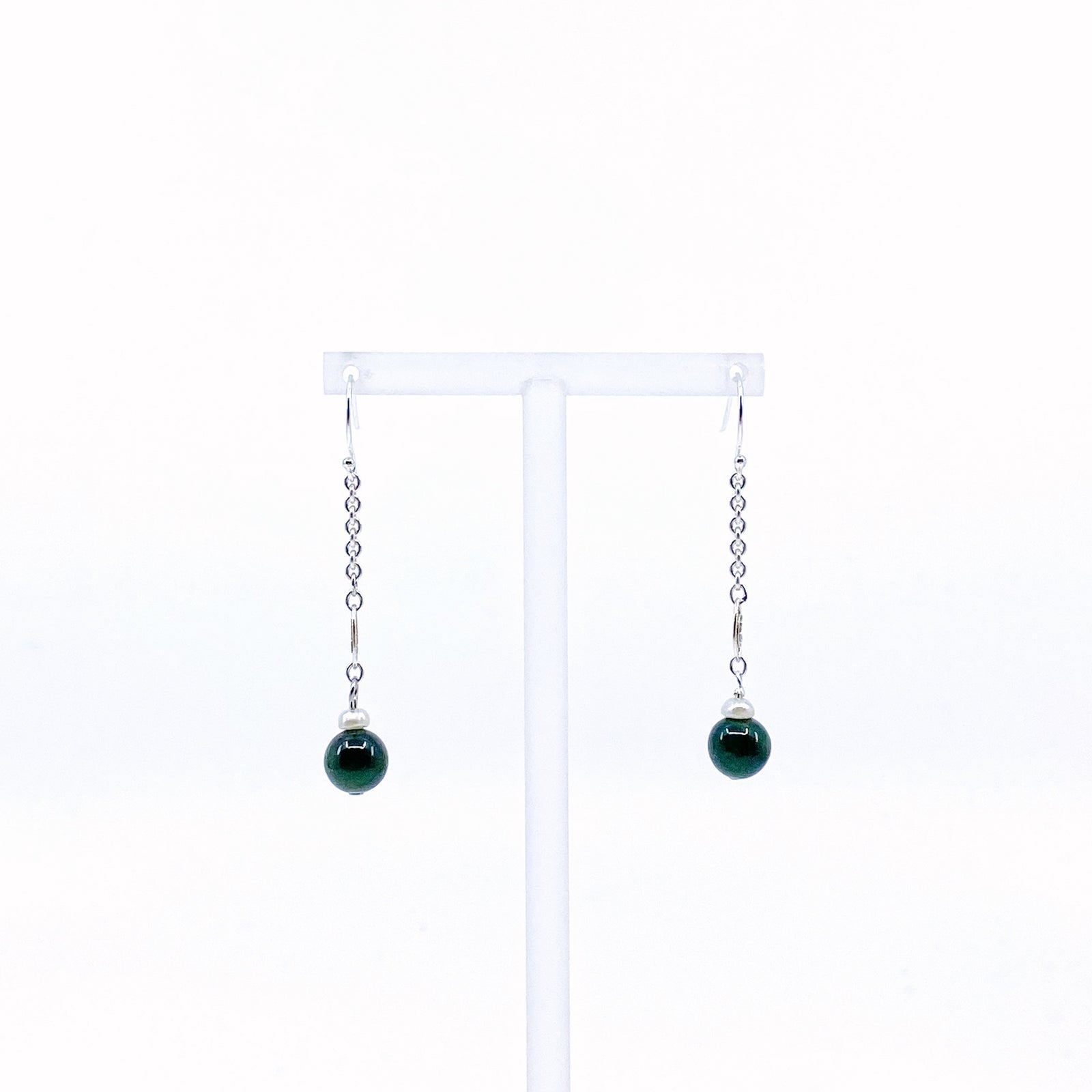 Yun Boutique The Nine Filigree Green Phantom Earrings