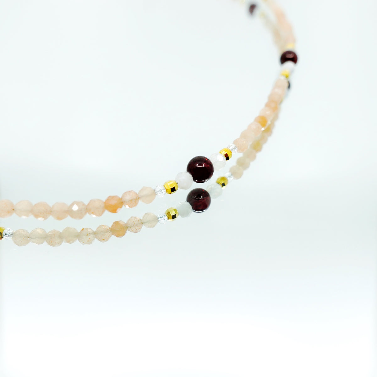 Return to Origin 4mm Sunstone Tassel Necklace - Yun Boutique