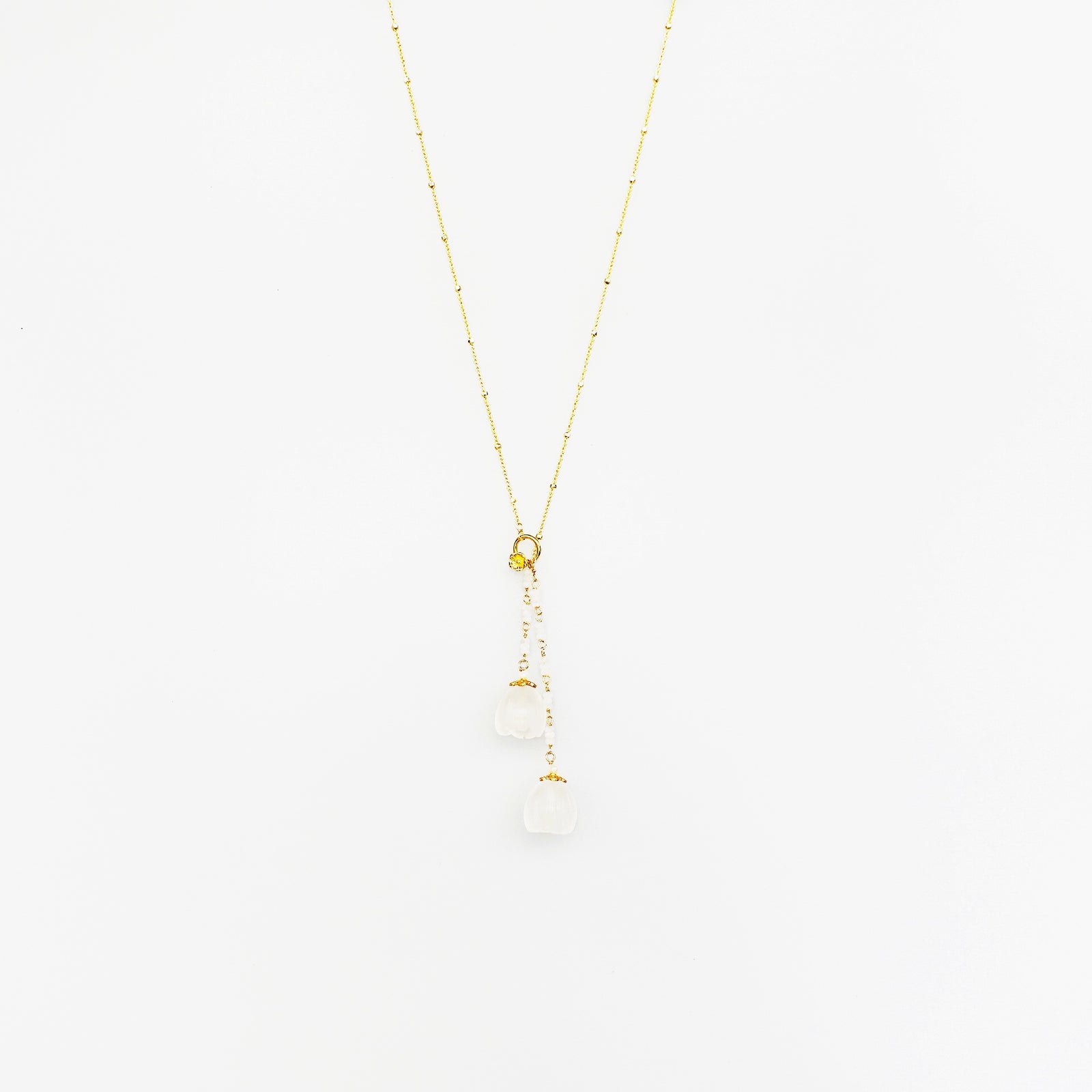 Udumbara Flower Necklace - Yun Boutique