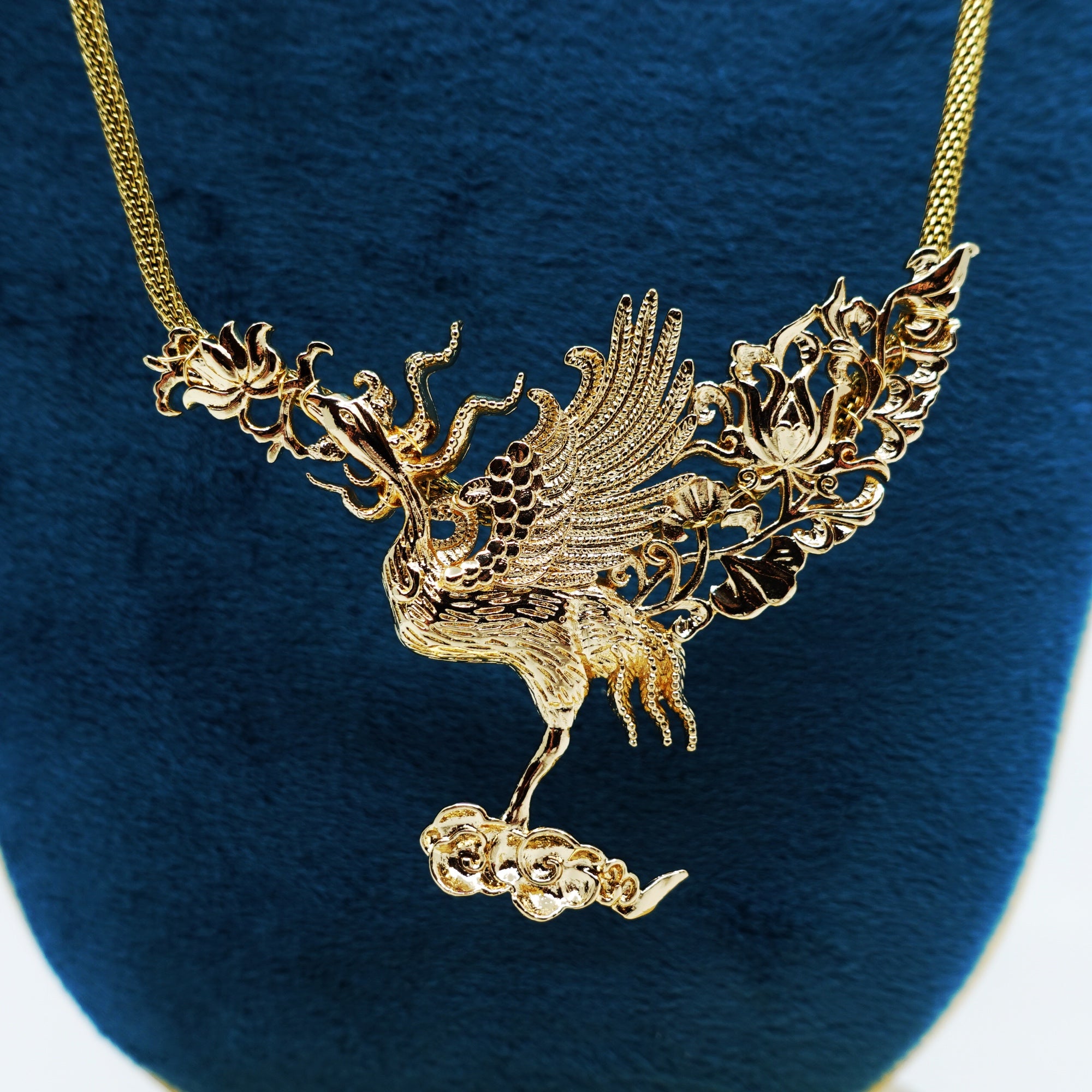 Phoenix Necklace in Sterling Silver | Mantra Jewellery