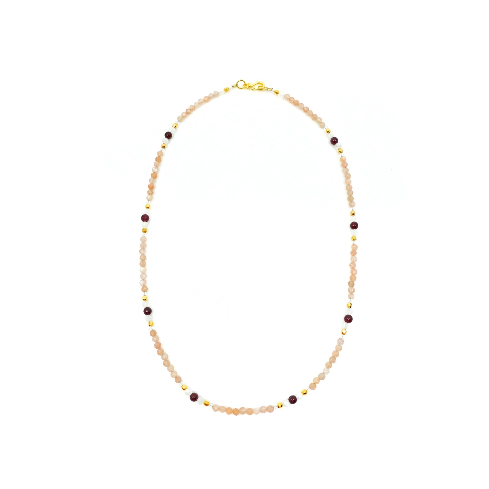 Return to Origin 4mm Sunstone Tassel Necklace - Yun Boutique