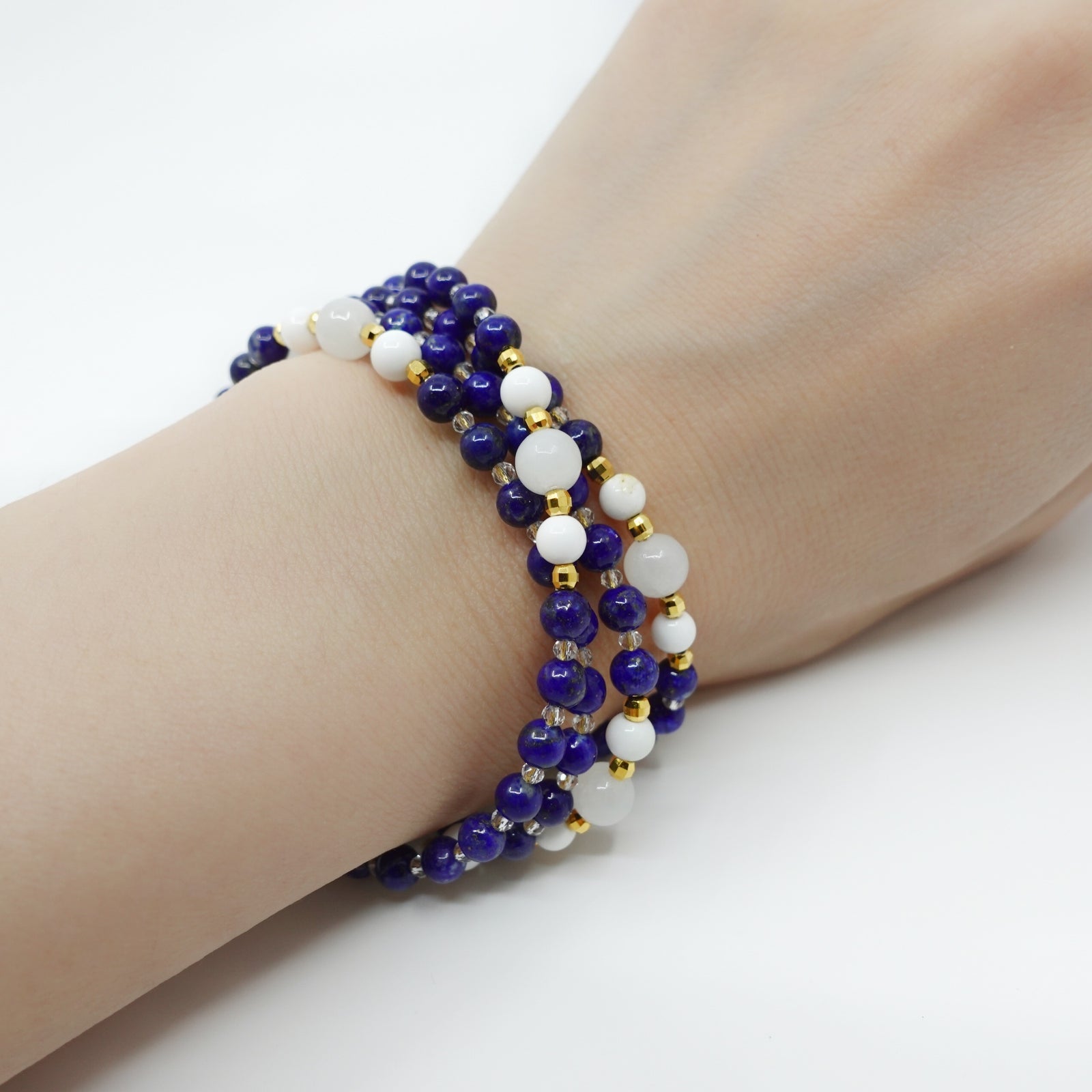 Return to Origin 4mm Lapis Pendant Necklace - Yun Boutique