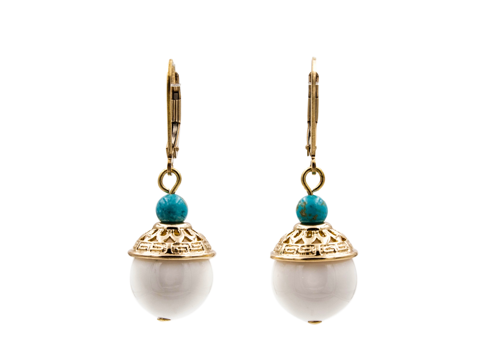 Realm of Peace Bead Drop Earrings - Yun Boutique